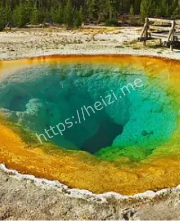 黄石大棱镜泉奇观